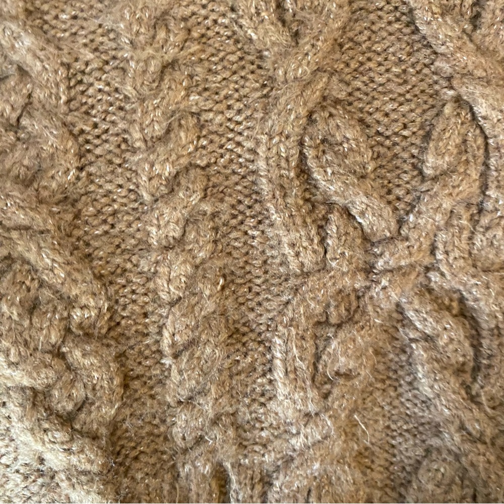 Brown Zara Cable-Knit Sweater - Picture 4 of 4